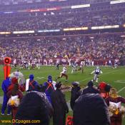 Todd Collins throwing long pass.