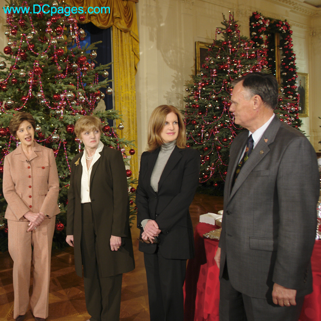 "This is Gary's last Christmas with us, which is sad for all of us", said Mrs. Bush