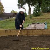 Even though Luke Claus is expanding for the winter healthy exercise is important. There is work to be done before planting Christmas Tree seeds.