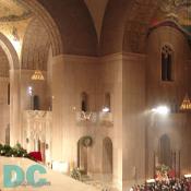 Top view of the congregation from the South transept.