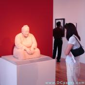 First Floor - American Experience - Sculpture of féminin budda.