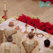Prayer over the Gifts. The center and high point of the Mass that makes Christ present for us in His Passion, Death, and Resurrection. During it, the entire assembly joins Christ in acknowledging the works of God and in the offering of Sacrifice.