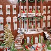 White House chefs enjoyed creating this 80lbs of gingerbread, 50lbs of chocolate, and 20lbs of marzipan