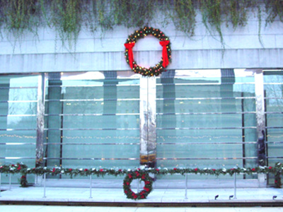 The front of the Canadian Embassy.