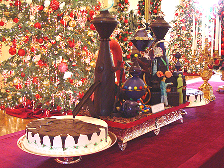 Willy Wonka's Chocolate Factory was built using 80 pounds of American chocolate.