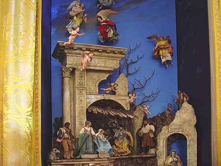 Children's book characters were made out of mache by the Executive Residence staff.