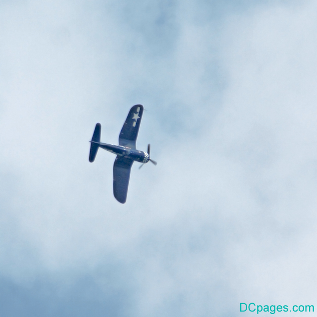 F4U Corsair at  Andrew's Air Force Base Open House