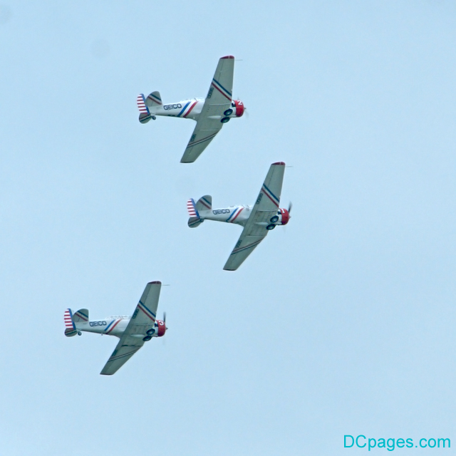 The Geico "Skytypers" at Andrew's Air Force Base Open House