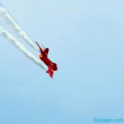 Soviet (Polish made) MiG-17F flying on full afterburn over Maryland