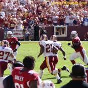 Sean Taylor (21) runs for 48 yards