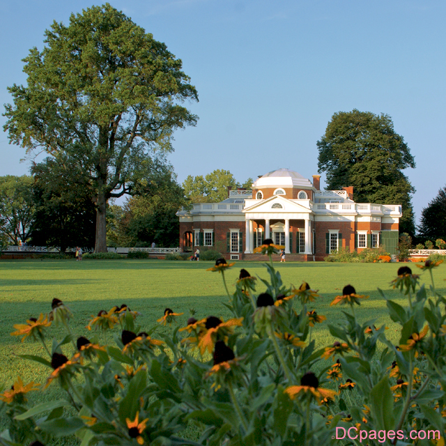 Thomas Jefferson's house in Virginia