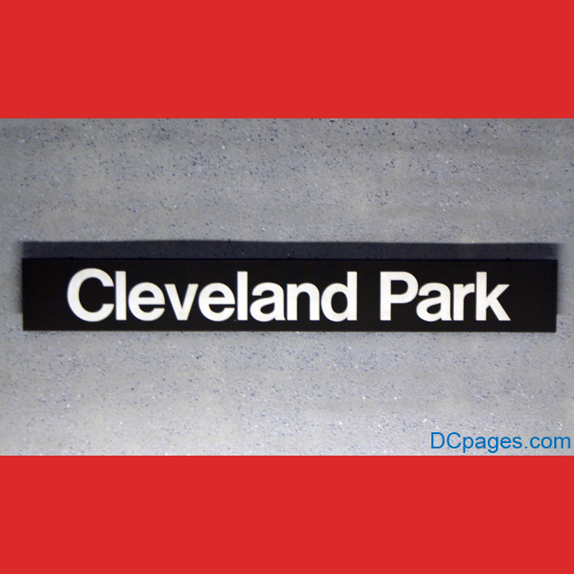 Red Line stop: Cleveland Park on the DC subway system