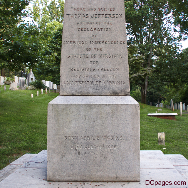 Thomas Jefferson Tombstone