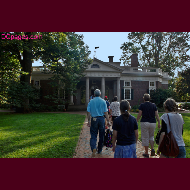Monticello plays host to visitors who gather from across the globe