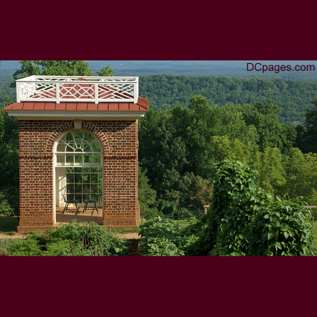 The garden pavilion at Monticello