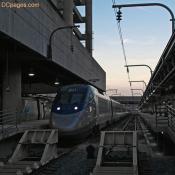 Amtrak's Acela Express train at Union Station, Washington, DC