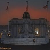 Dusk at Union Station in Washington, D.C.