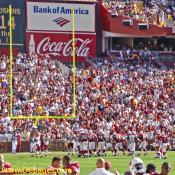 N.Rackers extra point is Blocked