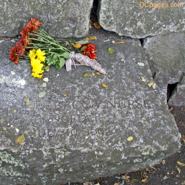Memorial Marker - Rebecca Nurse, Hanged, July 19, 1692