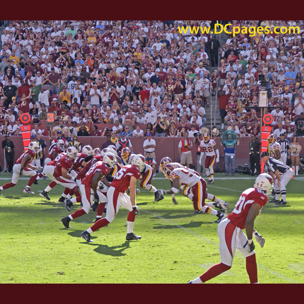 3rd down at the Washington 10 yard line.