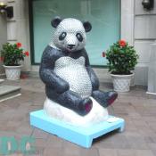 A play on the title of the famous Beatles Song "Lucy in the Sky with Diamonds", one can find Ling Ling in the Sky with Diamonds by the Maverick Group located in front of the Willard Intercontinental Hotel.