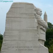 Quote on side of Martin Luther King Jr. National Memorial