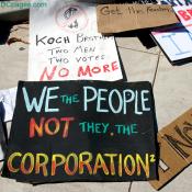 Collection of signs from Occupy DC