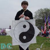 Smithsonian Kite Festival - Ying and Yang Kite