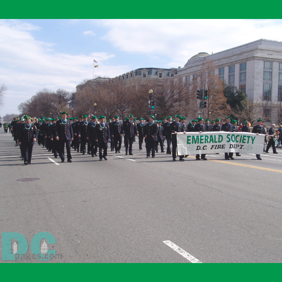 St Patricks Day Parade - Emerald Society DC Fire Department