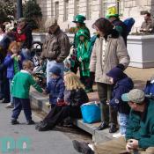 St Patricks Day Parade - Future congressman gets and early campaign start.