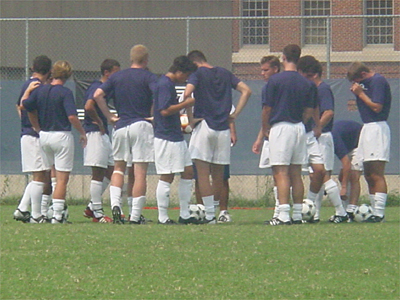 The 2003 Hoyas discuss their game plan.