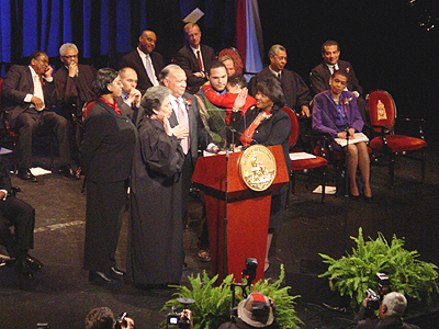 Swearing in Chairmen for City Council, Linda Cropp