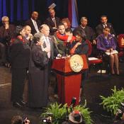 Swearing in Chairmen for City Council, Linda Cropp