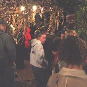 Guests get ready to enter Markoff's Haunted Forest...let the fear begin! Address: 19222 Martinsburg Rd Dickerson, MD 20842  (301) 216-1248    