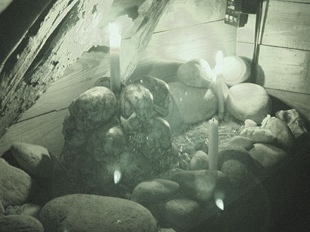 A shrine to the undead.  