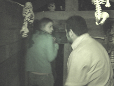 Some guests were so frightened, they nearly jumped out of their skin.  