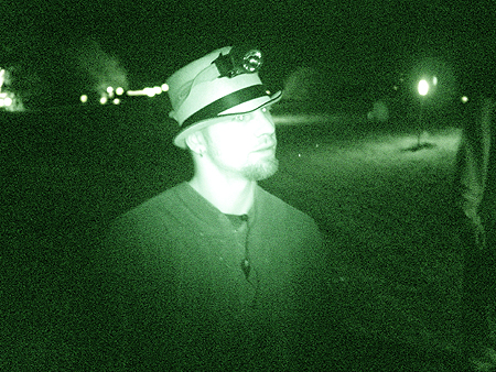 Markoff's Haunted Forest Staff ensured the guests safety.  