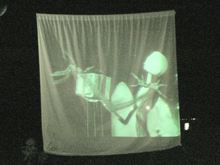 Markoff's Haunted Forest provides Tim Burton's "The Nightmare Before Christmas" for a night of family fun.    