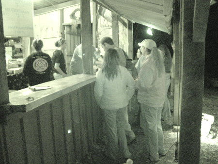 Guests had access to Hot Dogs, Pizza, Drinks, and a variety of Halloween candy.   