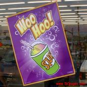 "Woo Hoo!" Squishee is available in many flavors. 