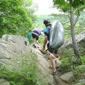 Getting to the drop-in point is a bit of an adventure on it's own.