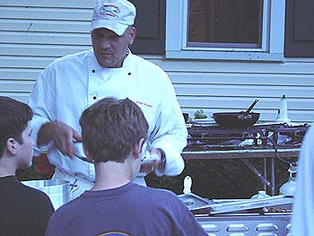 Chef Knight also works for Team Outerquest as a climbing instructor, and an event cordinator.