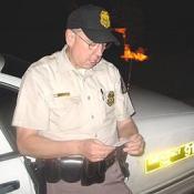 The police were at the party only to observe and make sure everything went smoothly.