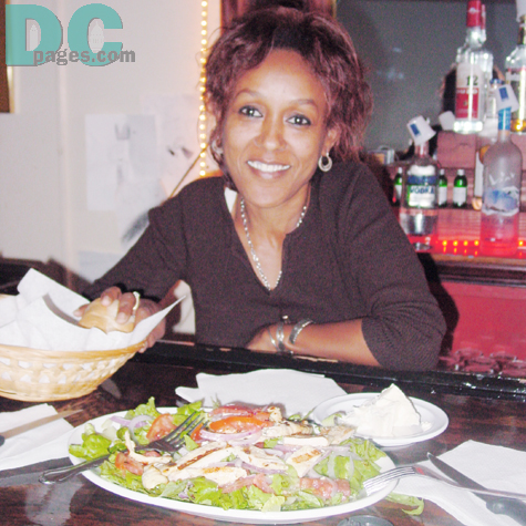 Our night started off with a quick bite to eat at a great place across the street - "Asmara Cafe and Lounge" 900 Florida Ave. NW. Thank You, Elsa!