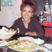 Our night started off with a quick bite to eat at a great place across the street - "Asmara Cafe and Lounge" 900 Florida Ave. NW. Thank You, Elsa!