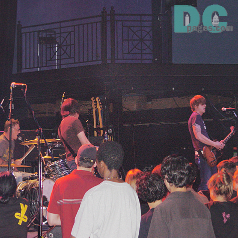 The opening band set the tone for the night.