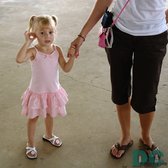 This beautiful little girl was crowd favorite.