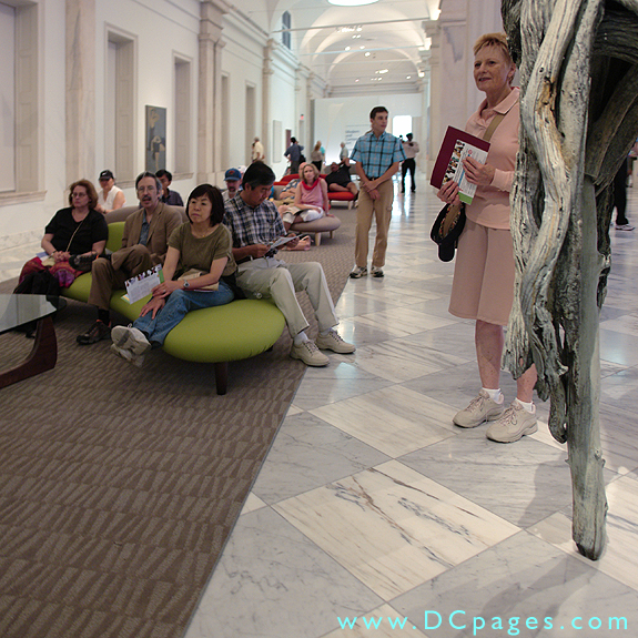 Third Floor - Contemporary Art - People enjoying the performance