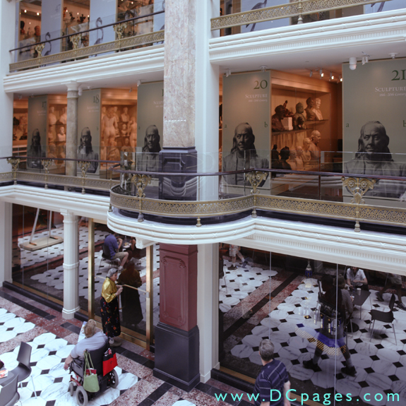 The Luce Foundation Center - 940 artworks are displayed in vaulted galleries on three floors.