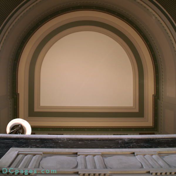 Upward view of the Grand Staircase.